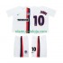 Camisola AC Milan RONALDINHO 10 2003 Retro Criança Equipamento Segundo 2002 Manga Curta